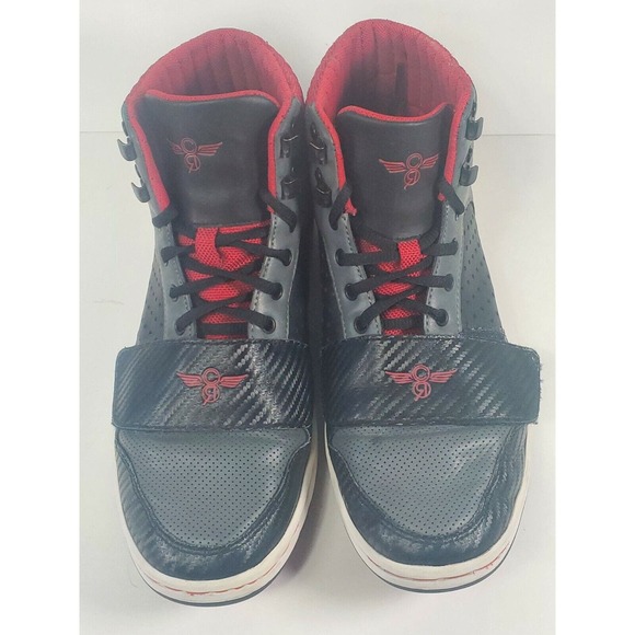 Creative Recreation cesario black smoke red CR 442 S10812 SIZE 10 - Picture 2 of 12